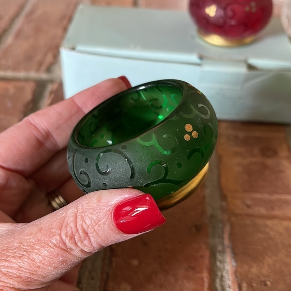 NIB PartyLite Festive Flair Tealight Trio - Picture 4 of 7